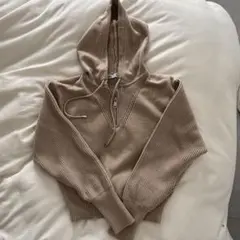 【値下げ】ZARA フード付きニットセーター