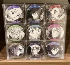 鬼滅の刃　柱展　エモーショナル缶バッジ　九点セット