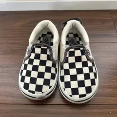 VANS チェッカーボード スリッポン　17cm