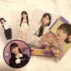 川崎桜　グッズまとめ売り（生写真、コースター、マルチバンド）