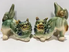 沖縄シーサー 魔除け 陶器 置物
