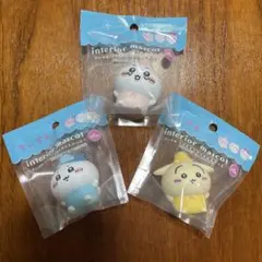 ちいかわ　ソフビインテリアマスコット 3個セット