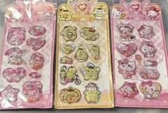 サンリオ　ハローキティ　ウォーターシール　3点　ボンボンドロップシール　水入り