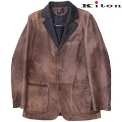 2026年最新】Kiton メンズ レザージャケット・ライダースの人気