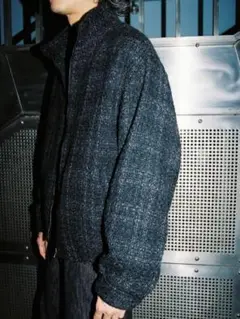 LIDNM　ALPACA SILK TWEED ZIP
