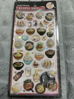 ボンボンドロップシール　新作和柄　ラーメン