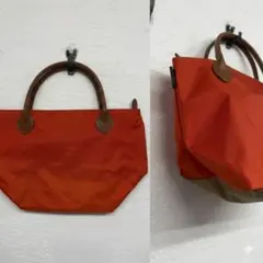 【未使用】LouisFeraud ルイフェロー トートバッグ オレンジ×ブラウン