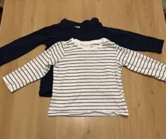 H&M 長袖Tシャツ カットソー 2枚セット（90サイズ）