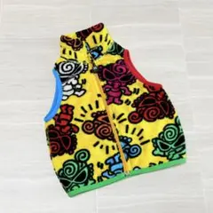 ヒステリックミニ «80» 総柄 miniちゃん フリース ベスト アウター