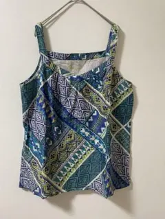 24時間以内発送　Sonoma 幾何学模様　タンクトップ　Lサイズ　1-93