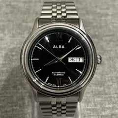SEIKO 自動巻き腕時計 セイコー ALBA 裏スケルトン 7S26-KPD0