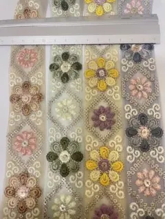 【お試しセット】インド刺繍リボン1.5m×4本