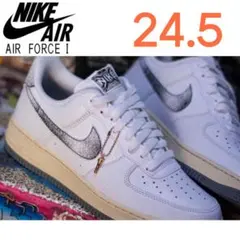 【新品24.5cm】NIKE｜エアフォース１｜ホワイト/グレー｜ヒップホップ