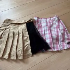 x-girl チェック柄スカート　120