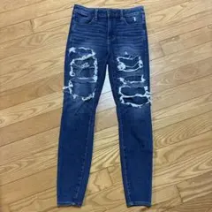 American Eagle スキニーデニム ダメージ加工のサムネイル