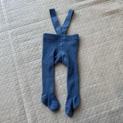 ストラップ付き青いベビータイツ