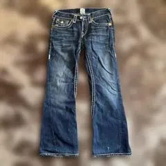 TRUE RELIGION JOEY SUPER T フレアデニム io着用 - メルカリ