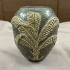 花瓶　やちむん花瓶　骨董品アンティークコレクション