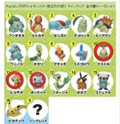 ポケモンチョコエッグ　旅立ちの3匹