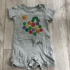 【はらぺこあおむし】半袖ロンパース