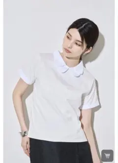 美品　ノスタルジア　襟付きTシャツ　襟が可愛い♡のサムネイル
