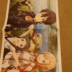 ソードアート・オンライン キャスト複製サイン入り色紙風ポートレート