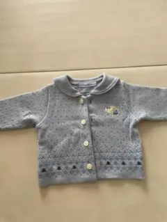 familiar カーディガン 70サイズ ライトブルー