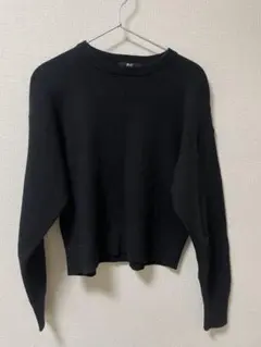 UNIQLO C ブラック クルーネック トレーナー M