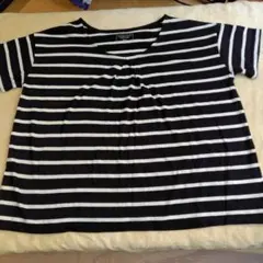 IGNIO ボーダー柄 半袖Tシャツ Mサイズのサムネイル