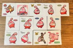 ポケモンパン デコキャラシール 13枚　ピンプク