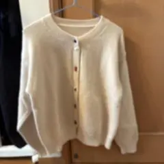 ニットカーディガン/ボレロ　ライトベージュ