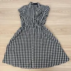 ギンガムチェック シャツワンピース 半袖 ketty