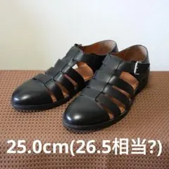 【美品】GU／グルカサンダル／ブラック／25.0cm／2021年モデルのサムネイル