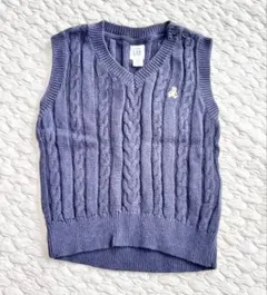 baby GAP ベビーベスト 12-18ヶ月 ネイビー