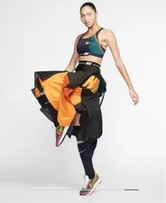 に*ん様 古着 NIKE×sacai コラボ ラスタカラー 再構築スカート XL に*ん様 古着 NIKE×sacai コラボ ラスタカラー 再構築スカート