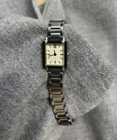 レイジースーザン　スクエア　腕時計　シルバー　15.5cm