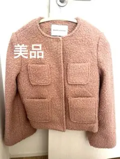 ♡BORDERS at BALCONY♡ プードルショートジャケットのサムネイル