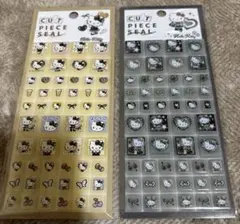 サンリオ ハローキティー ヒョウ柄ギャルキティ カットピースシール タイルシール