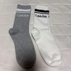 Calvin Klein ソックス 2足セット グレー ホワイトのサムネイル