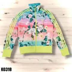アディダス ファイヤーバード 花柄 ジャージ トラックジャケット K0318