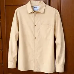 MHL. コットンポプリン オープンカラーシャツ XLサイズ