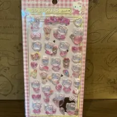 ハローキティ 3Dステッカー