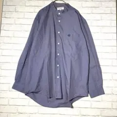NINA RICCIバンドカラーシャツ 長袖　紫　L Y2Kのサムネイル