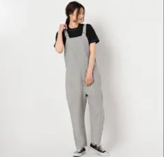 DANTON リネン・コットンサロペット　グレー系のサムネイル