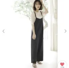 INGNI サロペット　ブラック