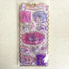 サンリオ　キラキラウォーターインシール　マイメロディ　クロミ