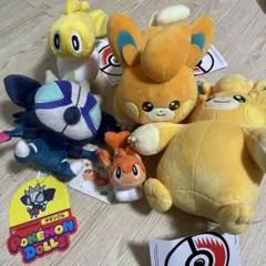 【新品・未使用】ポケモン ポケットモンスター ぬいぐるみ マスコット 5点セット