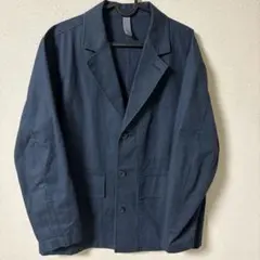 ユニクロ　jw anderson 2024ss コットンジャケット　ネイビーのサムネイル