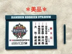 第105回全国高校野球選手権記念大会 第14日 決勝 対戦看板マグネット