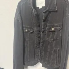 ZARA デニムジャケット ブラック XLのサムネイル